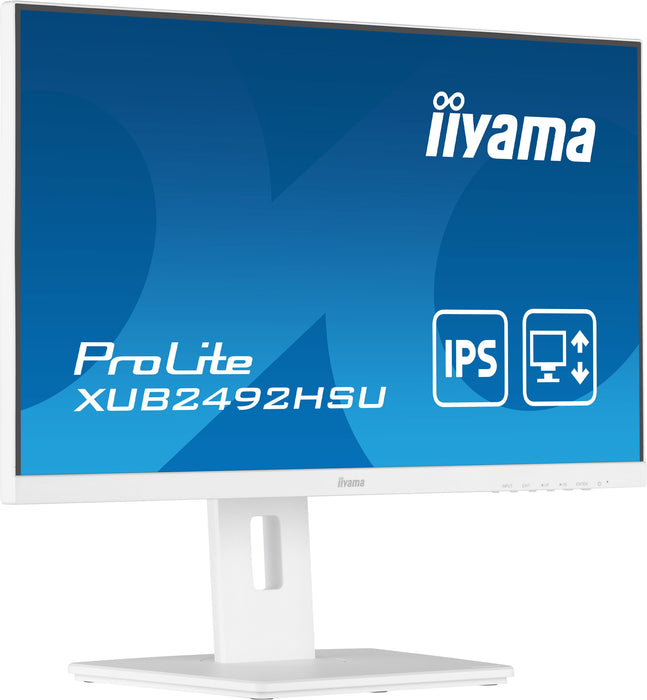 EAN 4948570121236 - iiyama ProLite XUB2492HSU-W5 pantalla para PC 61 cm (24") 1920 x 1080 Pixeles Full HD LED Blanco imagen 1