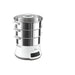 EAN 3045387247775 - Tefal Convenient Series Deluxe VC502D vaporizador 3 cesta(s) Encimera 900 W Acero inoxidable, Blanco imagen 3