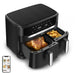 EAN 3045380026667 - Tefal Easy Fry Dual XXL EY9428E0 freidora Doble 11 L Independiente 2020 W Freidora de aire caliente Negro imagen 1