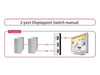 EAN 4043619876686 - DeLOCK 87668 interruptor de video DisplayPort imagen 3