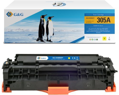 EAN 6941784756582 - G&G 14396 cartucho de tóner 1 pieza(s) Compatible Amarillo imagen 1