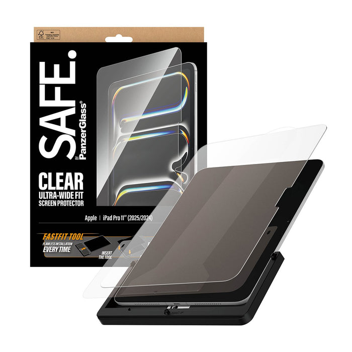 EAN 5715685032073 - PanzerGlass SAFE. by ® Screen Protector iPad Pro 11" (2024-2025) | Ultra-Wide Fit w. Fastfit tool Protect imagen 5
