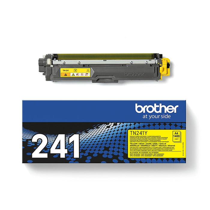 EAN 4977766718448 - Brother TN-241Y cartucho de tóner 1 pieza(s) Original Amarillo imagen 3