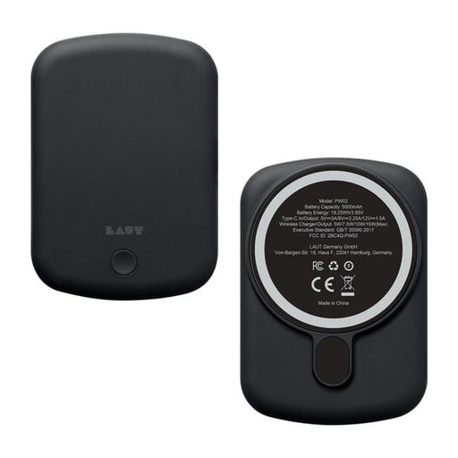 EAN 4895206936972 - LAUT PW02 5000 mAh Cargador inalámbrico Negro imagen 1