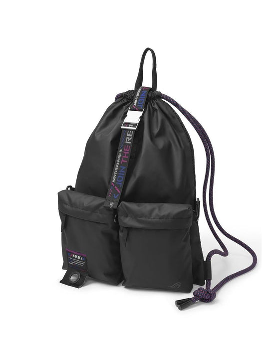 EAN 4711081222118 - ASUS BD3700 ROG SLASH Multi-use Drawstring Bag Mochila Negro imagen 3