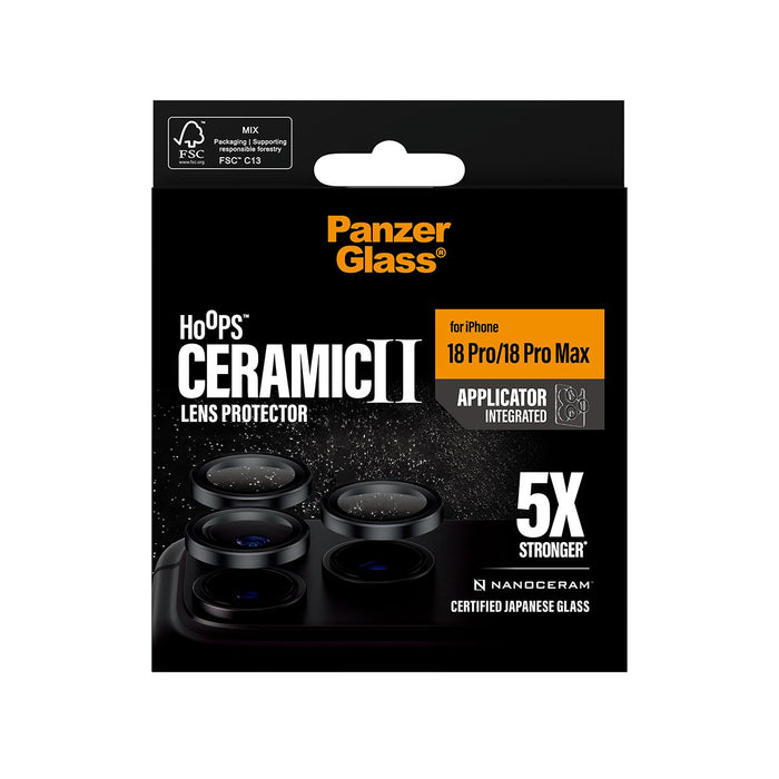 EAN 5715685043758 - PanzerGlass ® Hoops® Ceramic Camera Lens Protector iPhone 2026 Pro | 2026 Pro Max Protector de pantalla 1 imagen 3