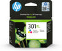 EAN 0884962894545 - HP 301XL High Yield Tri-color Original Ink Cartridge cartucho de tinta 1 pieza(s) Alto rendimiento (XL) C imagen 1