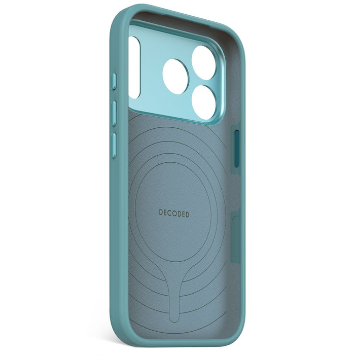 EAN 8721145008165 - Decoded Silicone Backcover Apple iPhone 17 Pro Retro Blue funda para teléfono móvil 16 cm (6.3") Azul imagen 3
