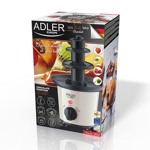 EAN 5902934839082 - Adler AD 4487 chocolateras Negro, Marrón, Blanco 30 W imagen 6