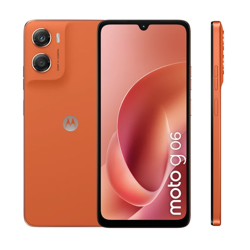 EAN 0840493605234 - Motorola moto g06 17,5 cm (6.88") SIM doble Android 15 4G USB Tipo C 4 GB 256 GB 5200 mAh Naranja imagen 1
