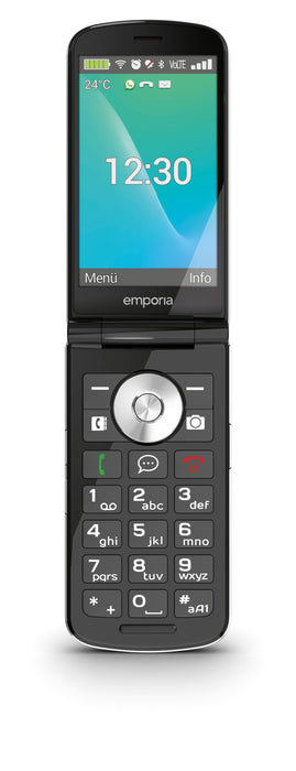 EAN 9005613168780 - Emporia emporiaTOUCHsmart.3 8,81 cm (3.47") 150 g Negro Teléfono para personas mayores imagen 22