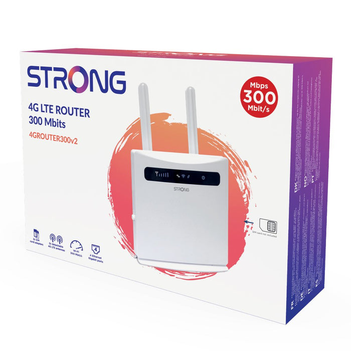 EAN 9120072374821 - Strong 4GROUTER300V2 router de telefonía/puerta de enlace/módem Router de red móvil imagen 4