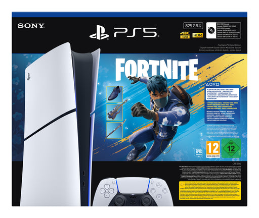 EAN 711719021735 - Sony PlayStation 5 Digital Edition - Fortnite Flowering Chaos Bundle 825 GB Wifi Negro, Blanco imagen 2