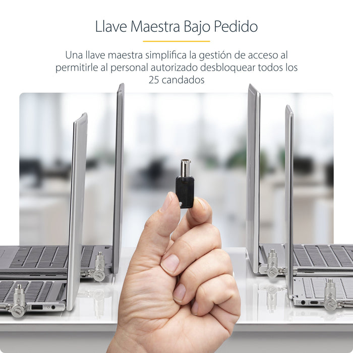 EAN 65030909990 - StarTech.com UNIVMK25-LAPTOP-LOCK cable antirrobo Negro, Acero imagen 13