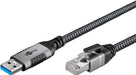 EAN 4040849702990 - Goobay 70299 cambiador de género para cable USB A RJ-45 Negro, Plata imagen 3