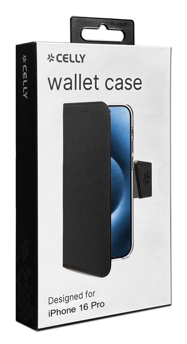 EAN 8021735210627 - Celly WALLY1079 funda para teléfono móvil 16 cm (6.3") Funda cartera Negro imagen 3
