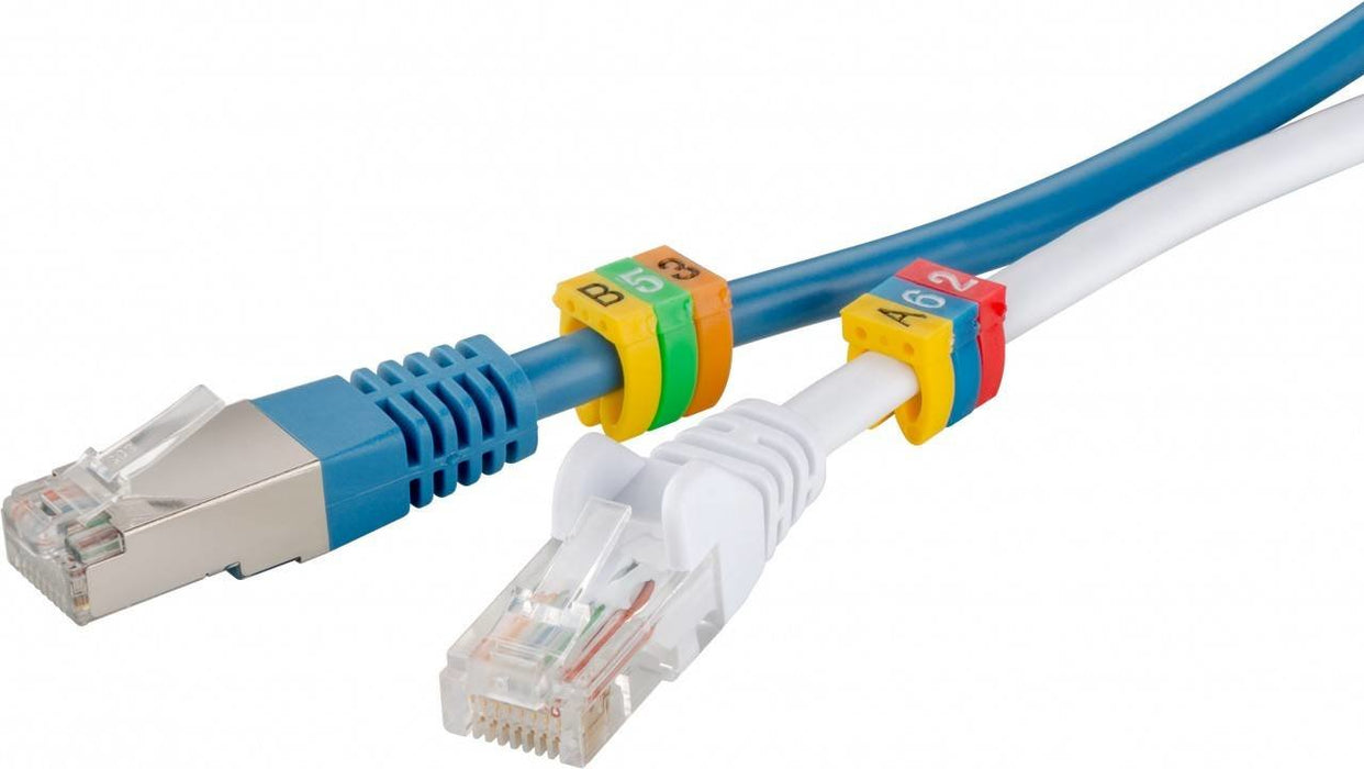 EAN 4040849725142 - Goobay 72514 soporte para manguito de identificación de conductor Multicolor PVC 100 pieza(s) imagen 3