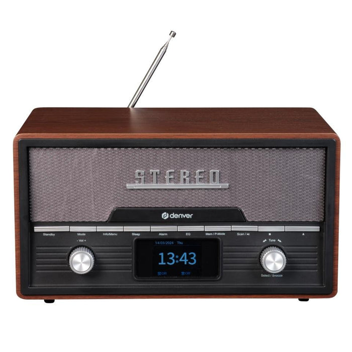 EAN 5706751073472 - Denver MDA-525DW Reproductor de CD portátil Madera imagen 1