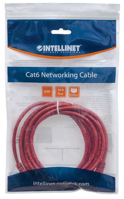 EAN 766623343367 - Intellinet Cat6 UTP 5m Red cable de red Rojo U/UTP (UTP) imagen 4