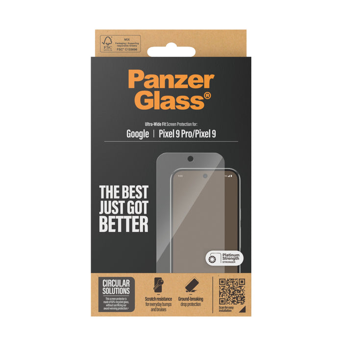 EAN 5715685000553 - PanzerGlass ® Screen Protector Google Pixel 9 5G | 9 Pro 5G | Ultra-Wide Fit Protector de pantalla 1 piez imagen 3