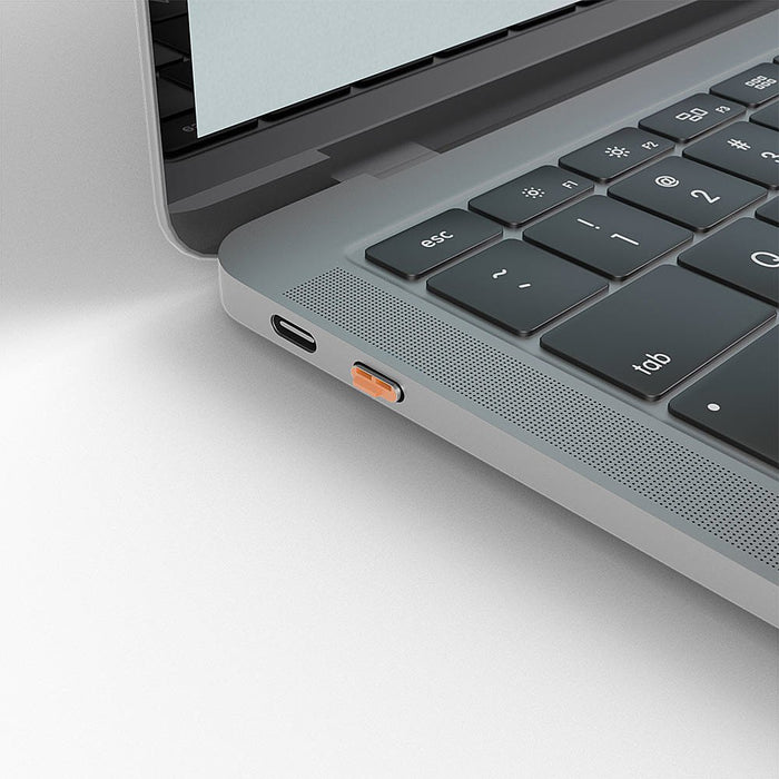 EAN 4002888404280 - Lindy 40428 bloqueador de puerto Llave de bloqueador de puerto USB Tipo C Gris, Naranja 4 pieza(s) imagen 5