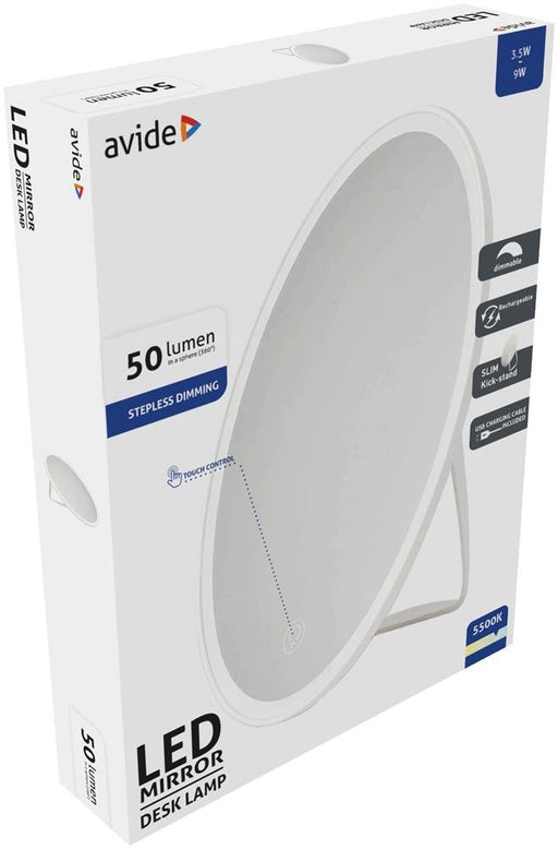 EAN 5999097955865 - Avide ABLDL-M-R espejo para maquillaje Independiente Ovalado Blanco imagen 2