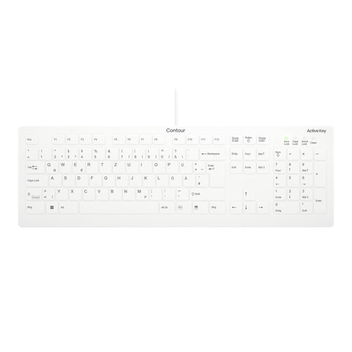EAN 7061118086877 - Contour Design Active Key AK-C8112 teclado Médico USB QWERTZ Alemán Blanco imagen 1