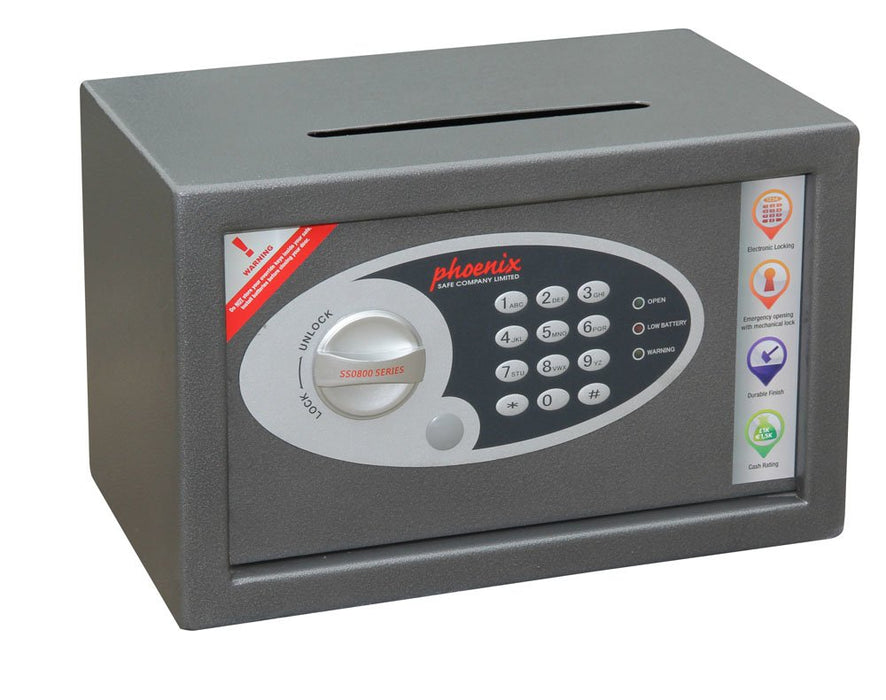 EAN 5032548003439 - Phoenix Safe Co. Vela SS0801ED 10 L Acero Grafito imagen 5
