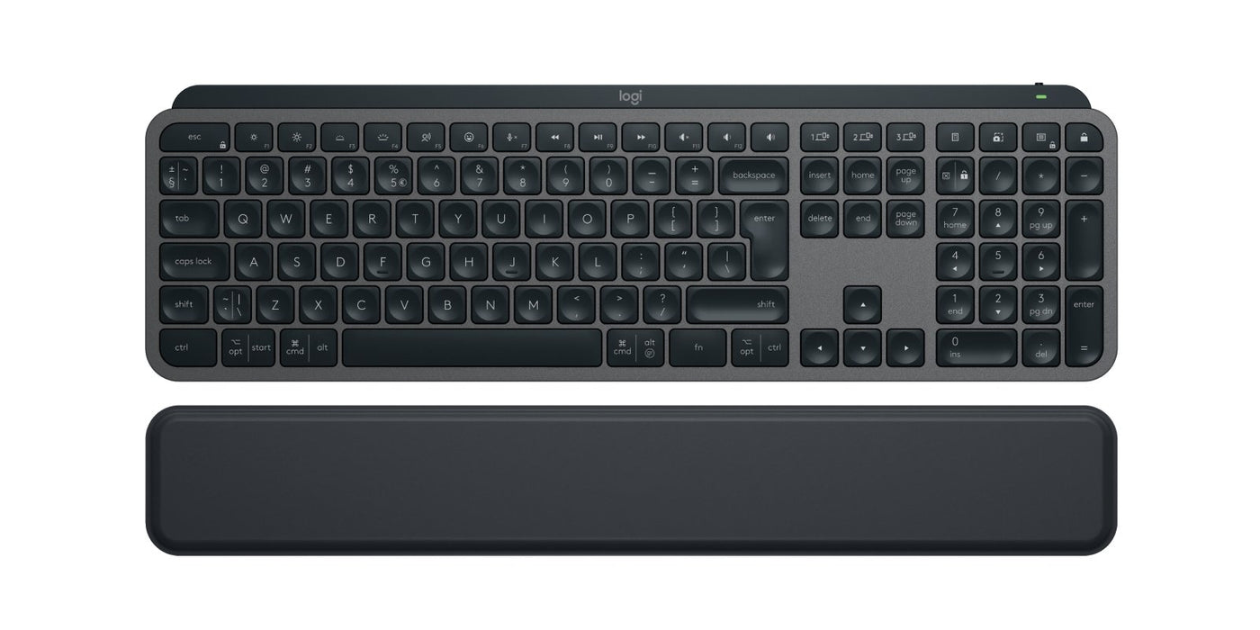 EAN 5099206112339 - Logitech Master MX Keys S teclado Oficina Bluetooth QWERTY Internacional de EE.UU. Grafito imagen 2