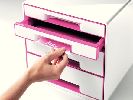 EAN 4002432115341 - Leitz WOW Cube organizador para cajón de escritorio Plástico Rosa, Blanco imagen 4