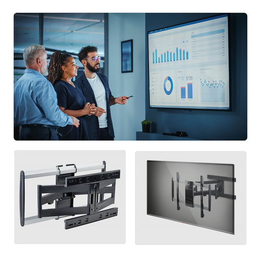 EAN 65030920049 - StarTech.com 65SAP2-TV-WALL-MOUNT soporte para TV 165,1 cm (65") Negro, Plata imagen 2