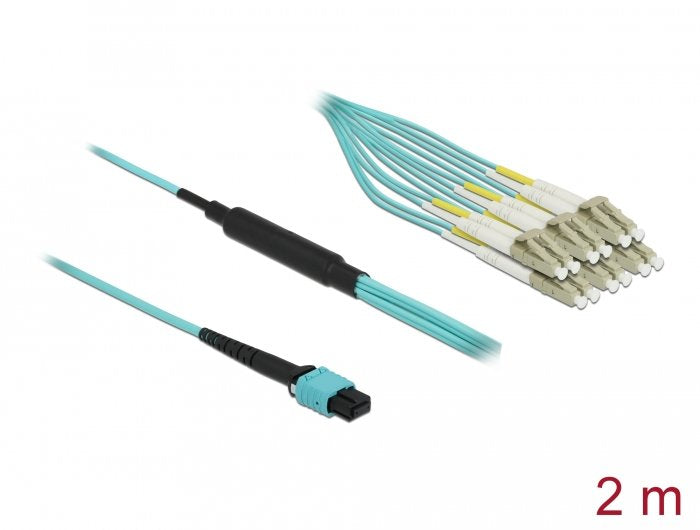 EAN 4043619848720 - DeLOCK 84872 Cable de fibra óptica e InfiniBand 12x LC Color aguamarina imagen 2