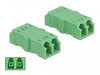 EAN 4043619859245 - DeLOCK 85924 adaptador de fibra óptica 4 pieza(s) Verde imagen 1