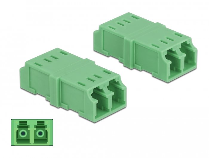 EAN 4043619859245 - DeLOCK 85924 adaptador de fibra óptica 4 pieza(s) Verde imagen 1
