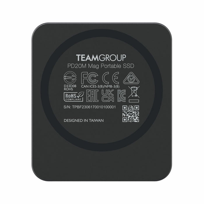 EAN 4711430801902 - Team Group TPSEG2002T0C108 unidad externa de estado sólido 2 TB USB Tipo C USB 3.2 Gen 2x2 Negro imagen 4