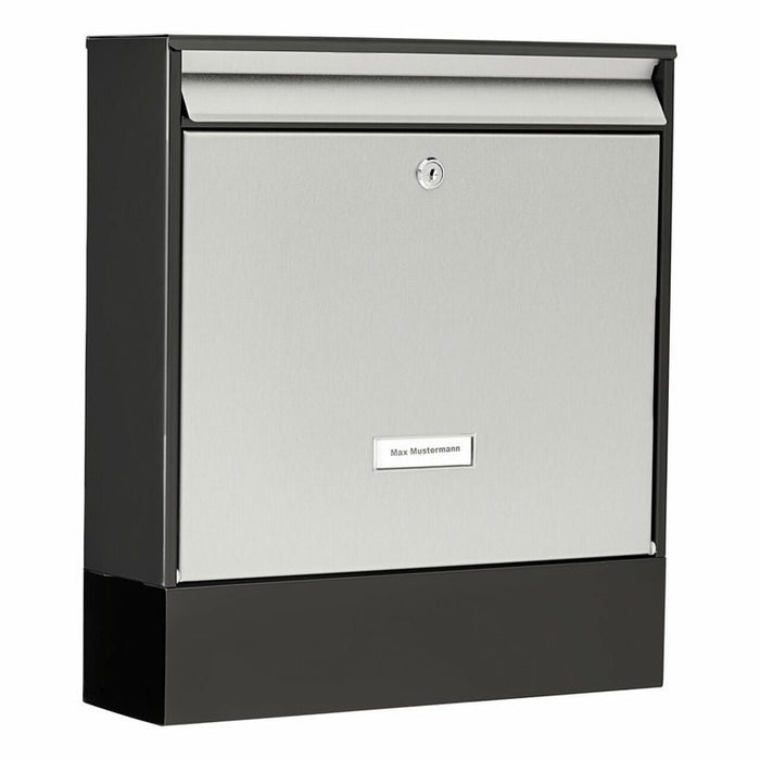 EAN 4003482614907 - BURG-WÄCHTER Oxford-Set 68770 B+S mailboxes Negro, Acero inoxidable Buzón de correos para montaje en pare imagen 2