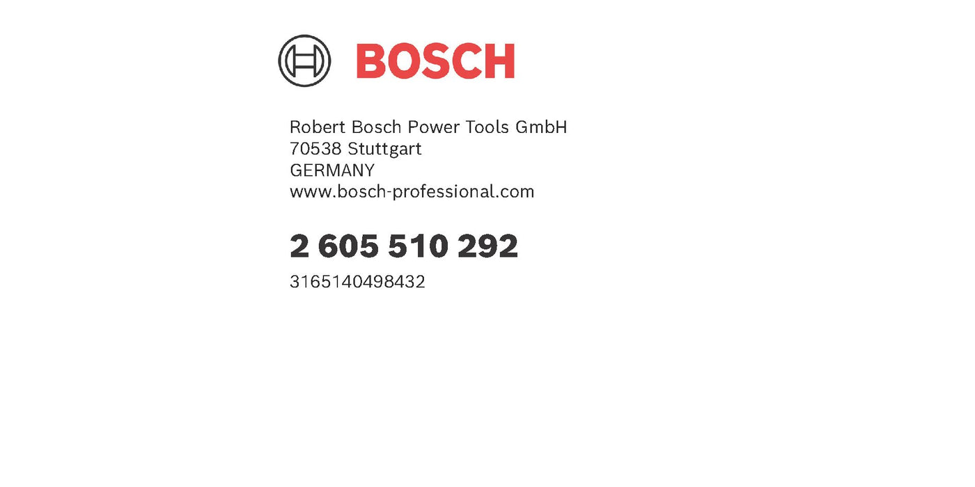 EAN 3165140498432 - Bosch 2 605 510 292 accesorio para amoladora angular imagen 3