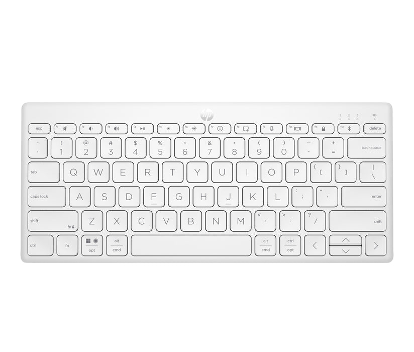 EAN 0196548516667 - HP 350 WHT Compact Multi-Devic - Tastatur - Bluetooth 5 teclado Hogar Blanco imagen 7
