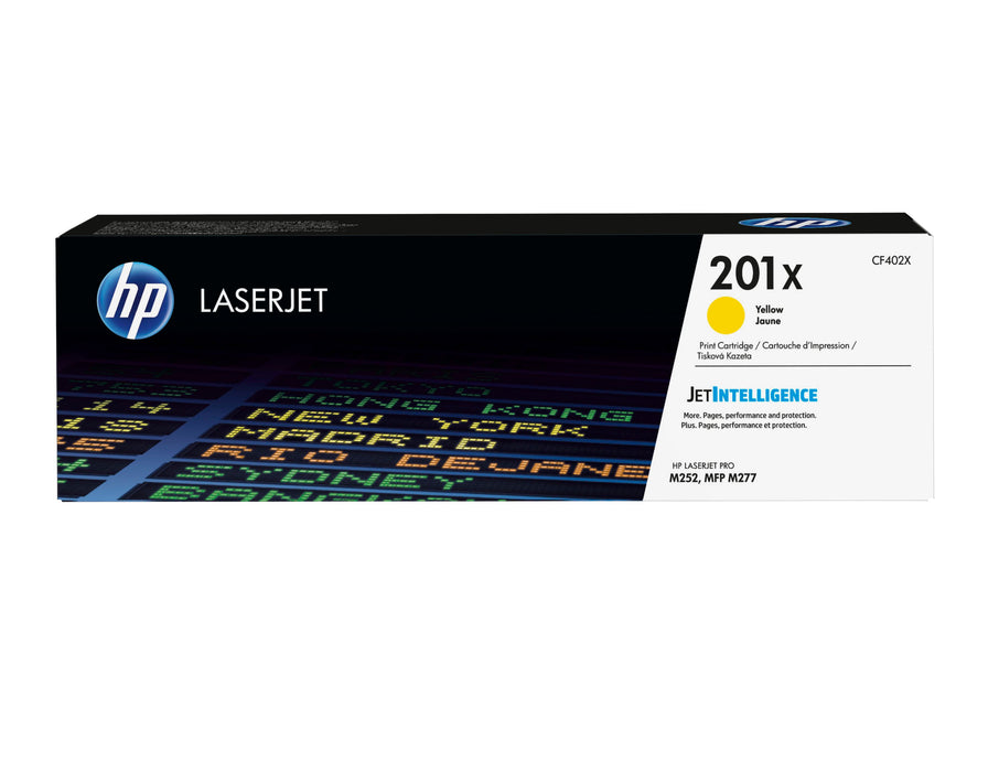 EAN 0888793238004 - HP 201X High Yield Yellow Original LaserJet Toner Cartridge cartucho de tóner 1 pieza(s) imagen 1