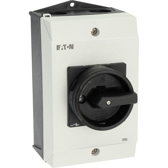 EAN 4015082072957 - Eaton P1-25/I2/SVB-SW/HI11 Interruptor de palanca acodillada 3P Negro, Blanco imagen 3