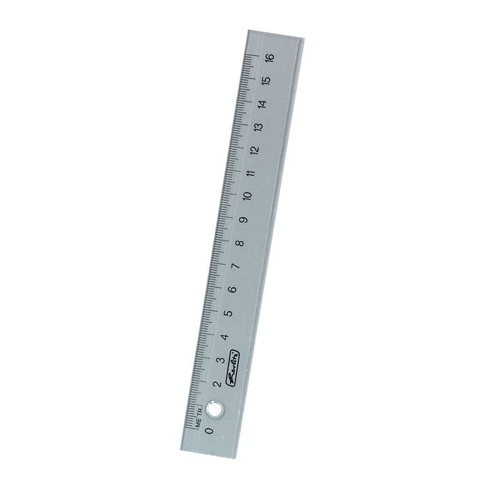 EAN 4008118700603 - Herlitz 8700601 Regla Regla de escritorio 160 mm Plástico Transparente 1 pieza(s) imagen 1