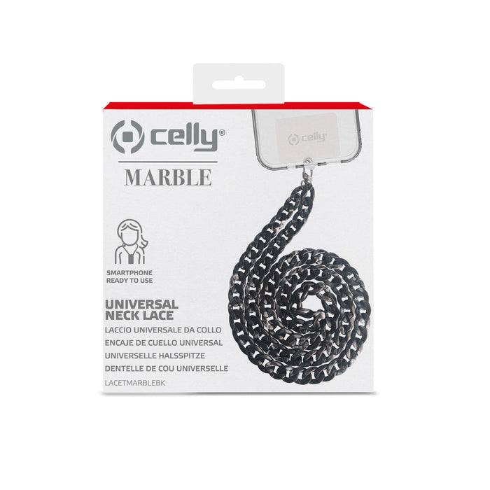 EAN 8021735195610 - Celly LACETMARBLEBK accesorio para teléfono móvil o smartphone Gancho imagen 5