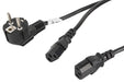 EAN 5901969409789 - Lanberg CA-C13C-13CC-0018-BK cable de transmisión Negro 2 m C13 acoplador CEE7/7 imagen 1