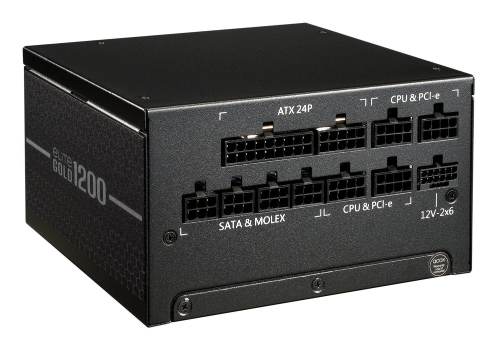 EAN 4719512160404 - Cooler Master Elite Gold 1200 unidad de fuente de alimentación 1200 W 24-pin ATX ATX Negro imagen 2