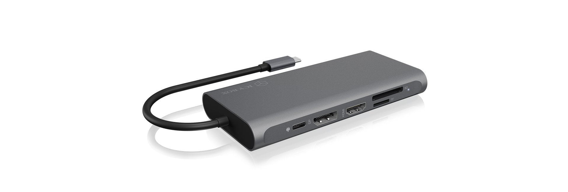 EAN 4250078170525 - ICY BOX IB-DK4050-CPD Alámbrico USB 3.2 Gen 1 (3.1 Gen 1) Type-C Antracita imagen 3