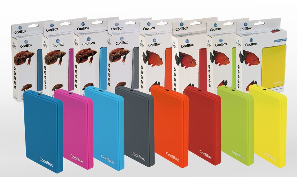 EAN 8436556140556 - CoolBox SlimColor 2543 Carcasa de disco duro/SSD Gris 2.5" imagen 11