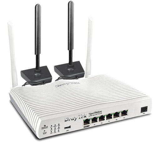 EAN 4710484744135 - DrayTek Vigor 2866L router inalámbrico Gigabit Ethernet Doble banda (2,4 GHz / 5 GHz) 4G Blanco imagen 1