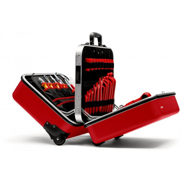 EAN 4003773084341 - Knipex 98 99 15 caja de herramientas Negro, Rojo Acrilonitrilo butadieno estireno (ABS), Aluminio imagen 4