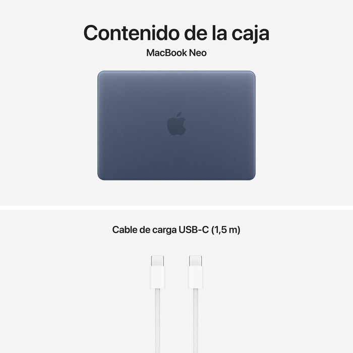 EAN 195950852929 - Apple MacBook Neo Apple A Portátil 33 cm (13") Wi-Fi 6E (802.11ax) macOS Tahoe Indigo imagen 10