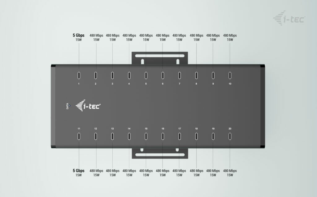 EAN 8595611706332 - i-tec CACHRGHUB20CUK cargador de dispositivo móvil Universal Negro Corriente alterna Carga rápida Interio imagen 9